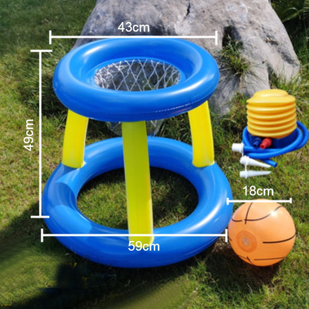 Centro de juegos acuático inflable | Set para piscina con accesorios