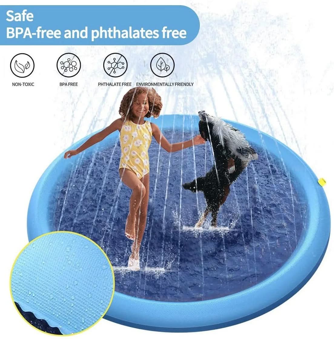 Tapete acuático para perros | Juego interactivo para verano