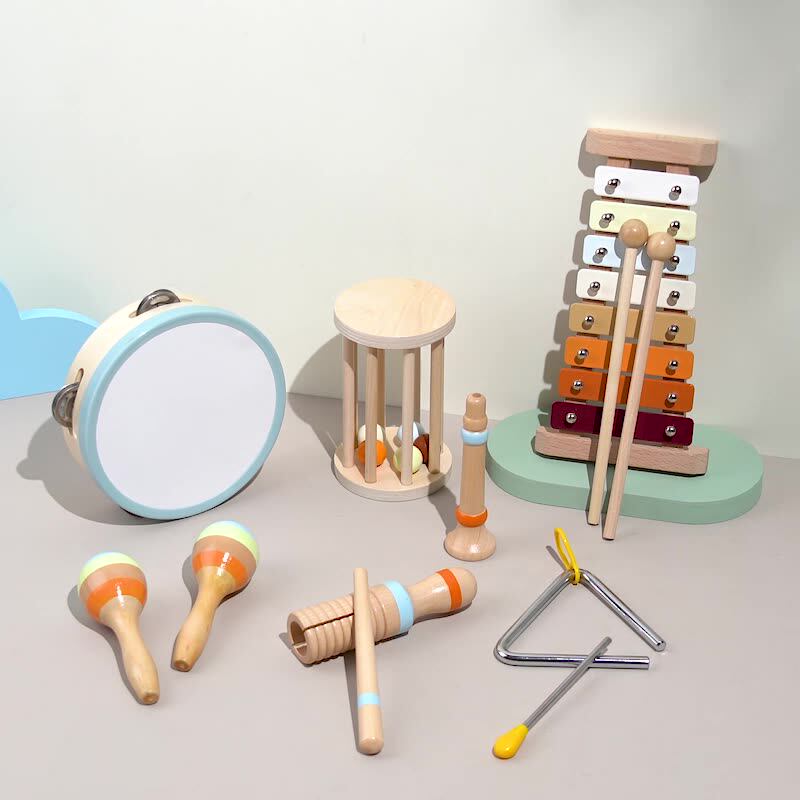 Conjunto de instrumentos Orff para niños - juguete musical-314
