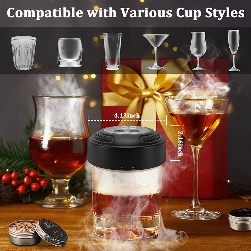 Kit de ahumador eléctrico para cócteles con whisky