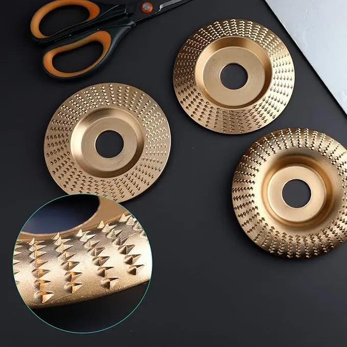 Discos para Amoladora Angular para Madera – Cortar, Dar Forma y Lijar (3 piezas)
