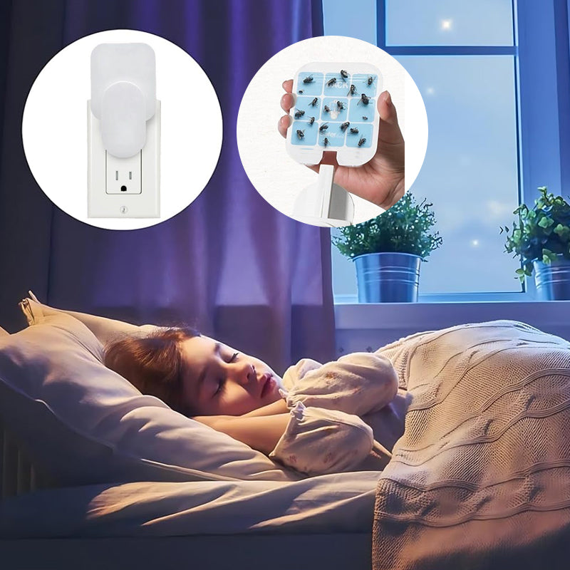 Trampa para mosquitos enchufable | Eliminador eléctrico para interiores