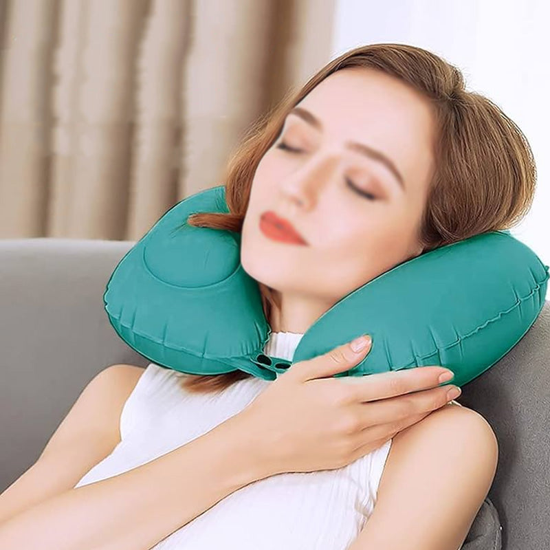 Almohada de cuello portátil para viajar