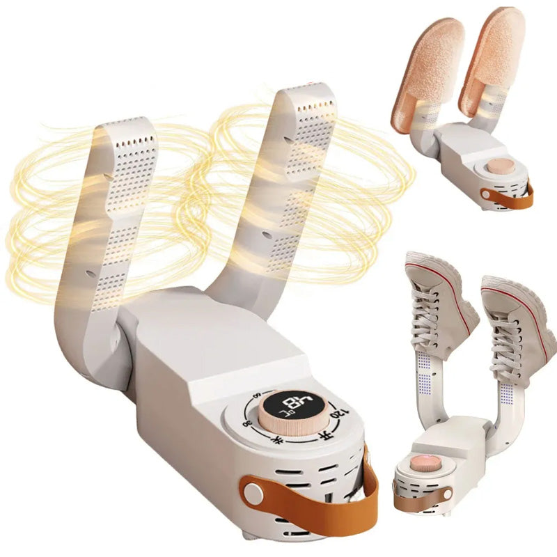 Secador de zapatos eléctrico plegable