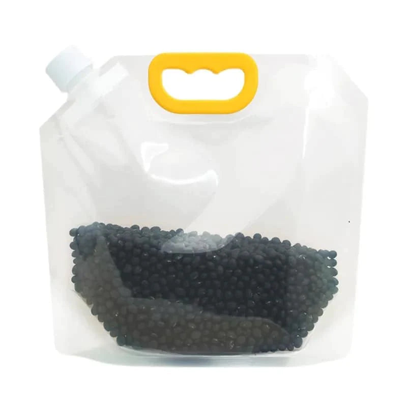 Bolsa de grado alimentario para almacenamiento de cocina, transparente, portátil, a prueba de humedad y con cierre hermético