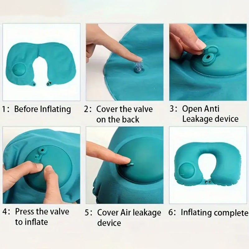 Almohada de cuello portátil para viajar