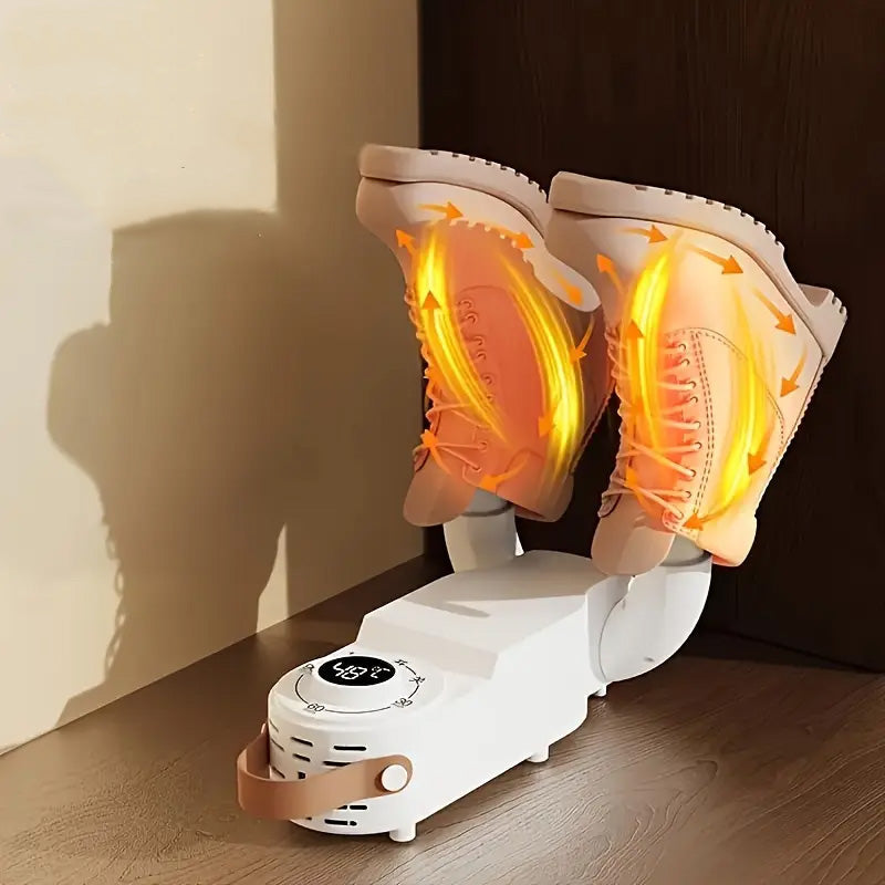 Secador de zapatos eléctrico plegable