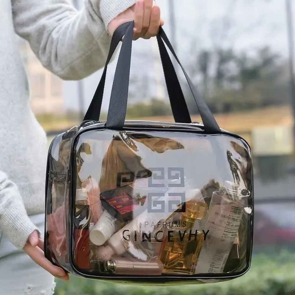 Organizador de neceser de viaje transparente