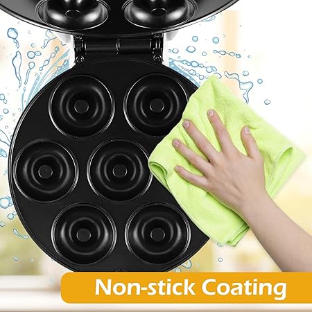 Máquina eléctrica para hacer donas, juego de 3 piezas con elevador de cuenco