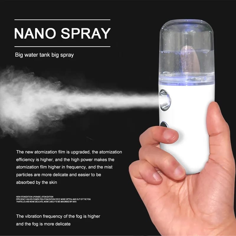 Humificador facial, rociador USB mini, spray para cuerpo y rostro