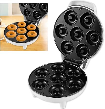 Máquina eléctrica para hacer donas, juego de 3 piezas con elevador de cuenco