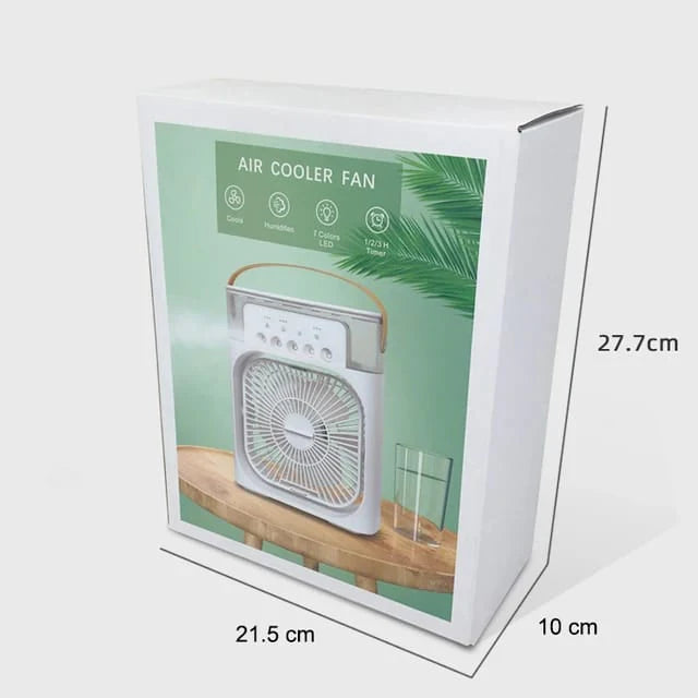 Humidificador en spray, ventilador de enfriamiento por agua
