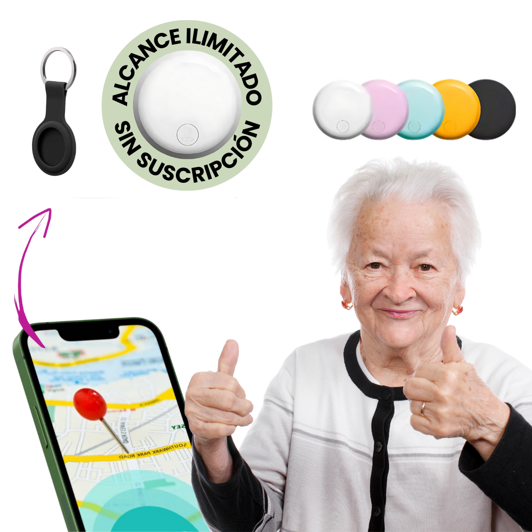 DescuentosMax™ Localizador GPS para Personas Mayores – Sin Tarjeta SIM ni Cuotas