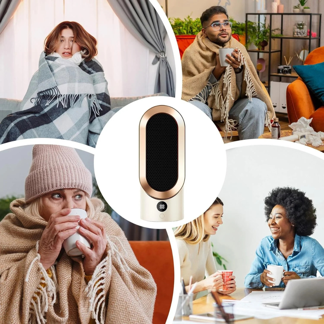 HogarCalido Pro – Calefactor Eléctrico Portátil con Ventilador