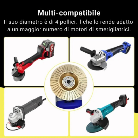 Discos para Amoladora Angular para Madera – Cortar, Dar Forma y Lijar (3 piezas)