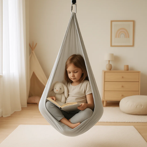 Columpio sensorial terapéutico para autismo – Hamaca para interior y exterior