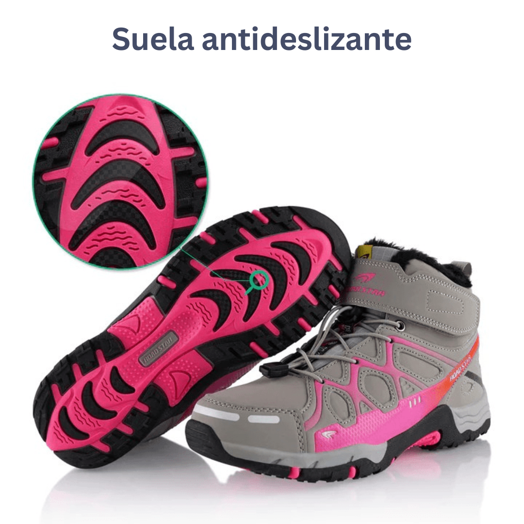 Botas de senderismo para mujer y hombre, forradas para el invierno – Botas de invierno DescuentosMax™