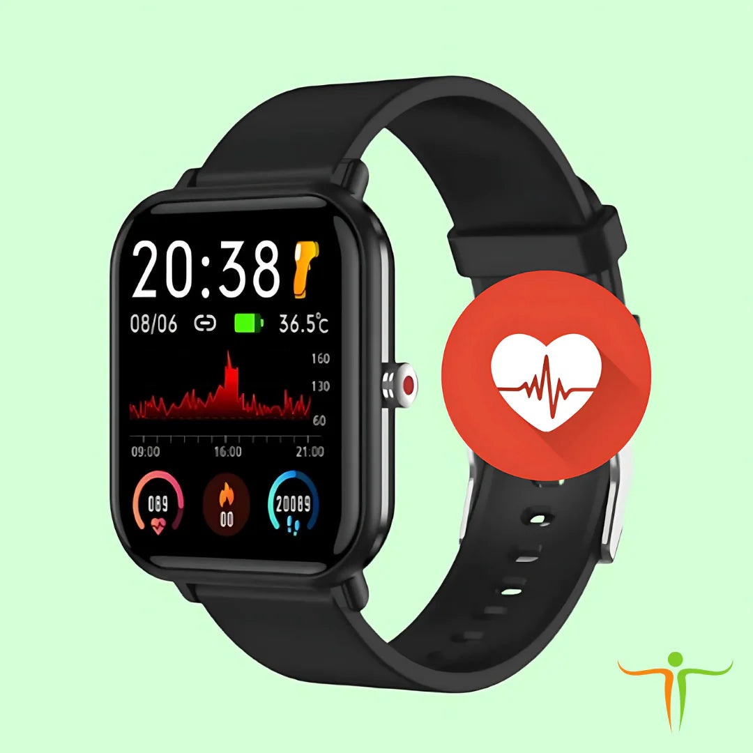 Wellness Pro™ | Monitor de Tensión, Oxígeno y Actividad – Smartwatch Multideporte 2025