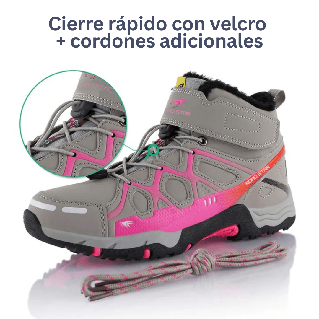 Botas de senderismo para mujer y hombre, forradas para el invierno – Botas de invierno DescuentosMax™