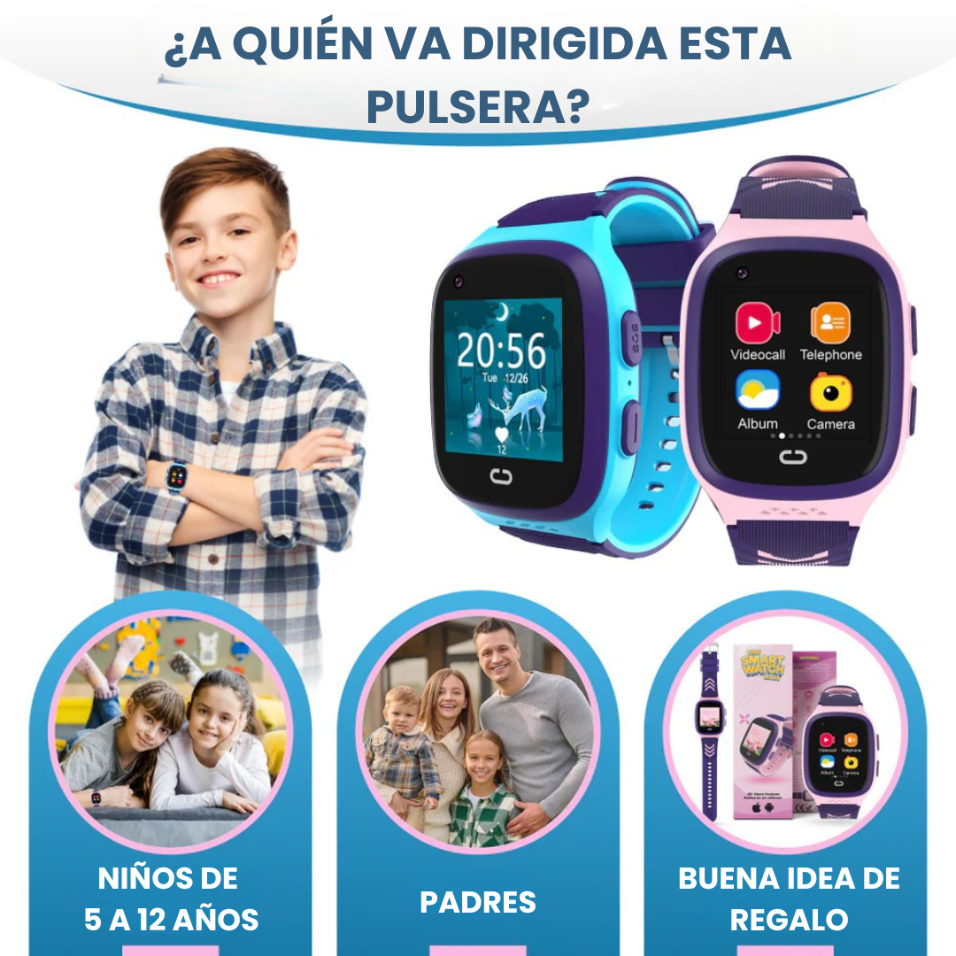 DescuentosMax™ – Reloj GPS Infantil 4G con Llamadas y Localización en Tiempo Real