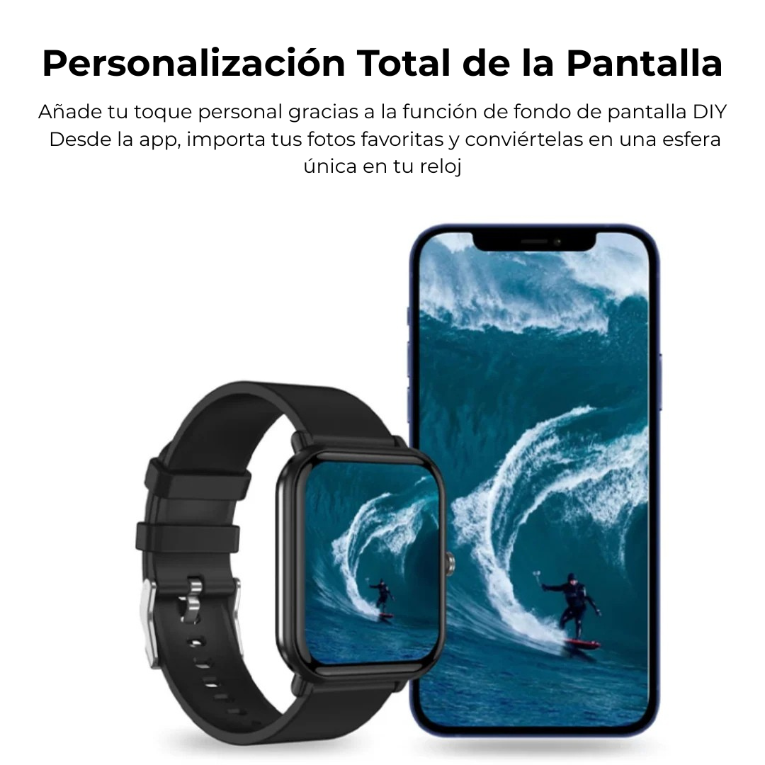 Wellness Pro™ | Monitor de Tensión, Oxígeno y Actividad – Smartwatch Multideporte 2025