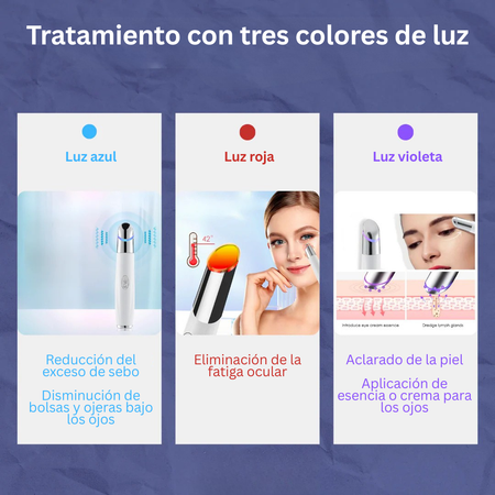 Masajeador ocular antirrugas y anti luz azul DESCUENTOSMAX™