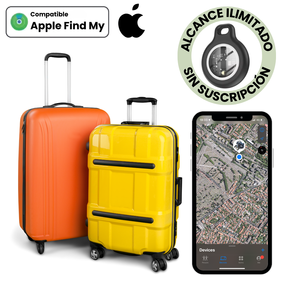 Localizador GPS para Maletas y Objetos – Seguimiento en Tiempo Real sin Suscripción (Compatible solo con iOS: iPhone, iPad, Mac)