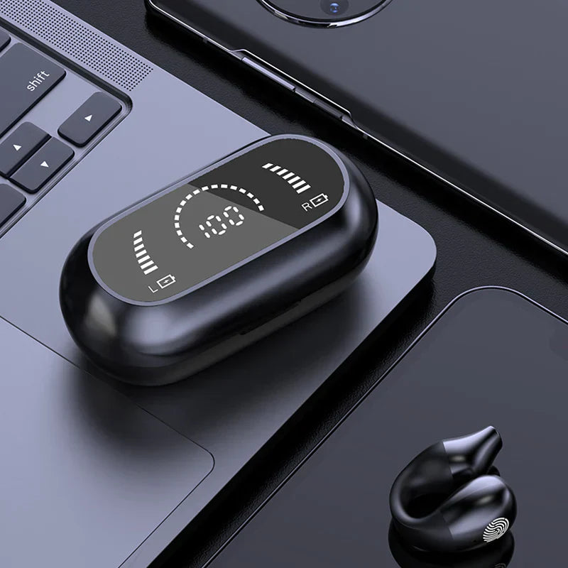Auricular Bluetooth inalámbrico con clip para la oreja
