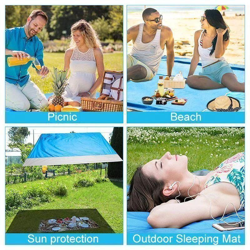 Manta de playa portátil antiarena | Ideal para playa, parque y picnic