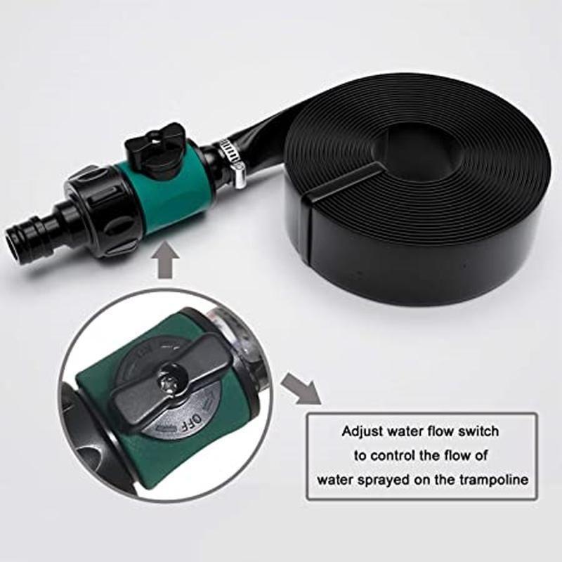Aspersor de agua para trampolín | Sistema de refresco para exterior