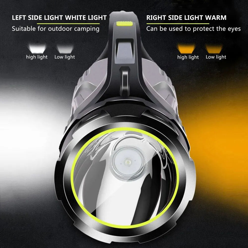 Dmax | Linterna LED de doble cara – Luz de trabajo impermeable para exteriores y emergencias