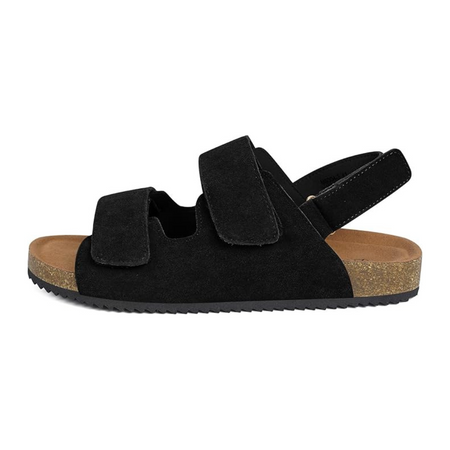 Sandalias Hombre FlexTrail | Estilo Casual, Soporte Ortopédico y Velcro Ajustable – Color Negro