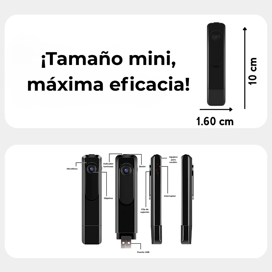 Mini Cámara de Vigilancia Inalámbrica – InvisiCam