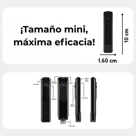 Mini Cámara de Vigilancia Inalámbrica – InvisiCam
