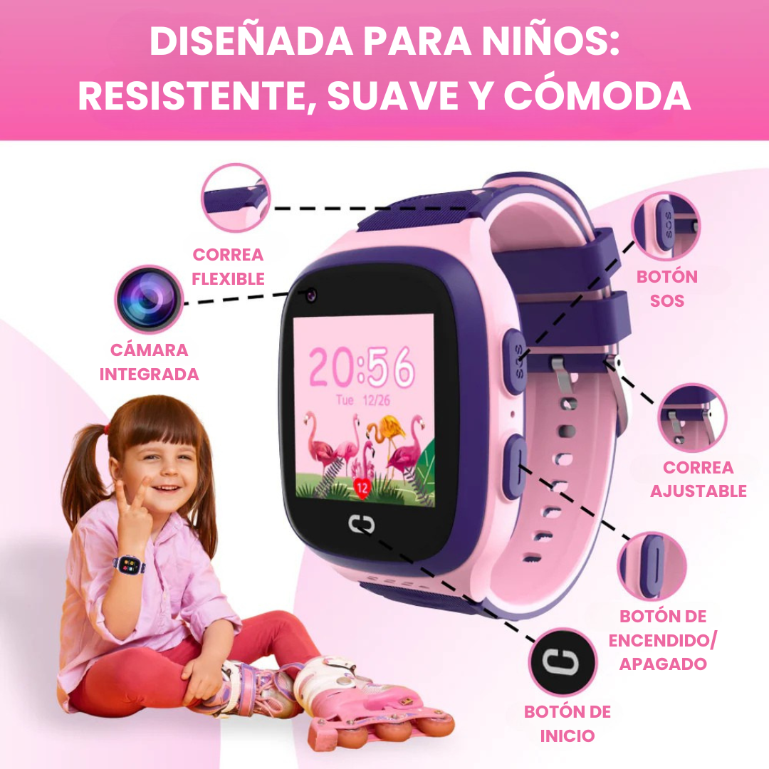 DescuentosMax™ – Reloj GPS Infantil 4G con Llamadas y Localización en Tiempo Real