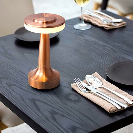 Lumey - Lámpara de mesa de bar retro con función táctil