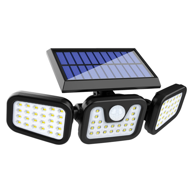 Foco LED solar con sensor de movimiento | Iluminación exterior