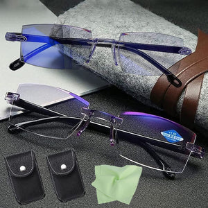 Gafas Inteligentes Anti-Rayos - Vision + Estuche de Cuero + Limpiador de Lentes 500ml Gratis