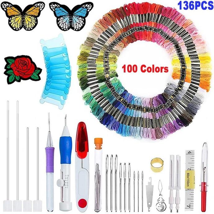 Pluma mágica de bordado para bricolaje