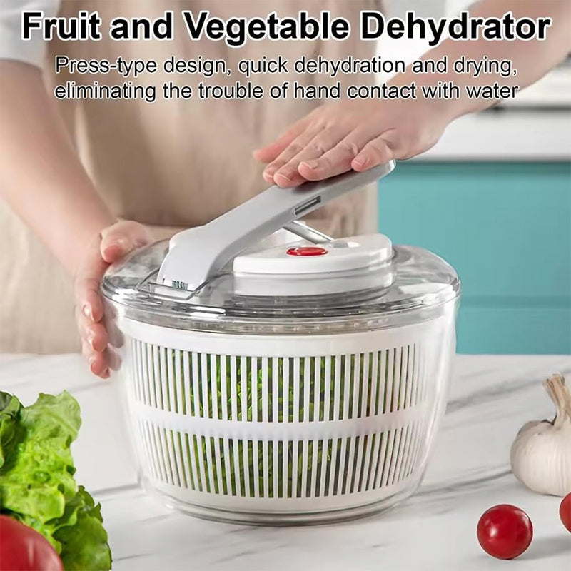 Centrífuga para ensalada fácil de usar con colador