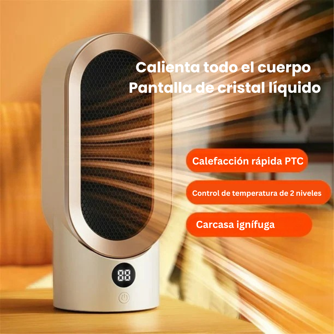 HogarCalido Pro – Calefactor Eléctrico Portátil con Ventilador