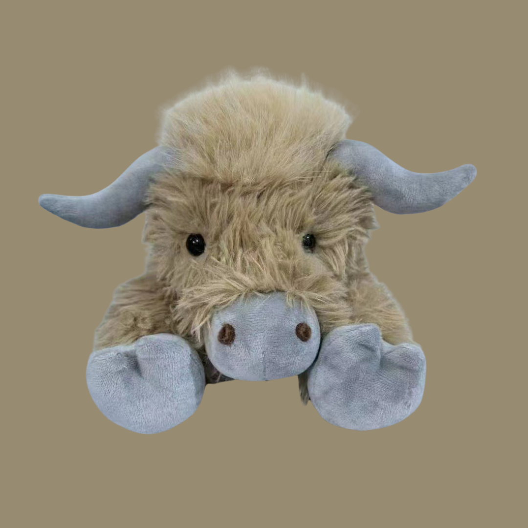 Peluche de Vaca Highland – Juguete Suave y Realista para Niños y Adultos