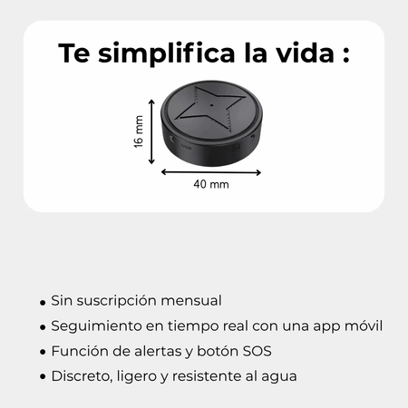 Localizador GPS para Coche sin Suscripción – Magnético, Discreto y con Alertas Inteligentes