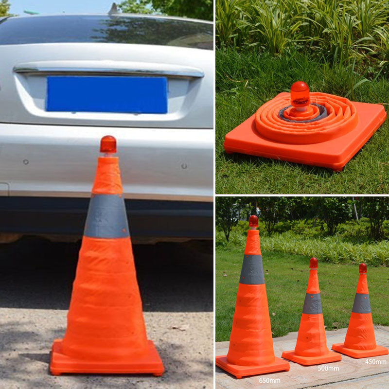 Dmax | Cono de seguridad reflectante plegable para tráfico