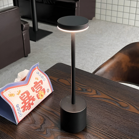 Gleivis - Lámpara de mesa retro inalámbrica