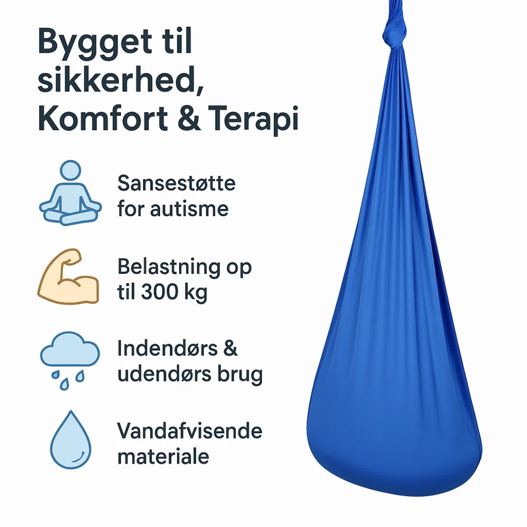 CalmSwing | Columpio Sensorial Terapéutico para Autismo – Uso Interior y Exterior