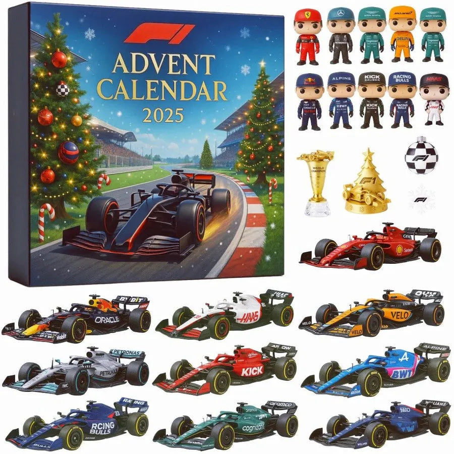 Calendario de Adviento Pilotos & Coches 2025