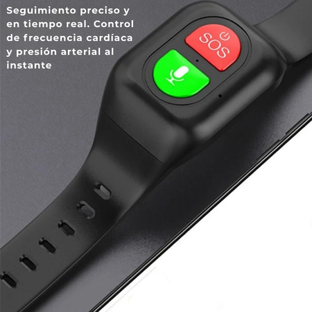 Reloj GPS Inteligente para Personas Mayores – SOS 4G, Salud y Seguridad en Todo Momento