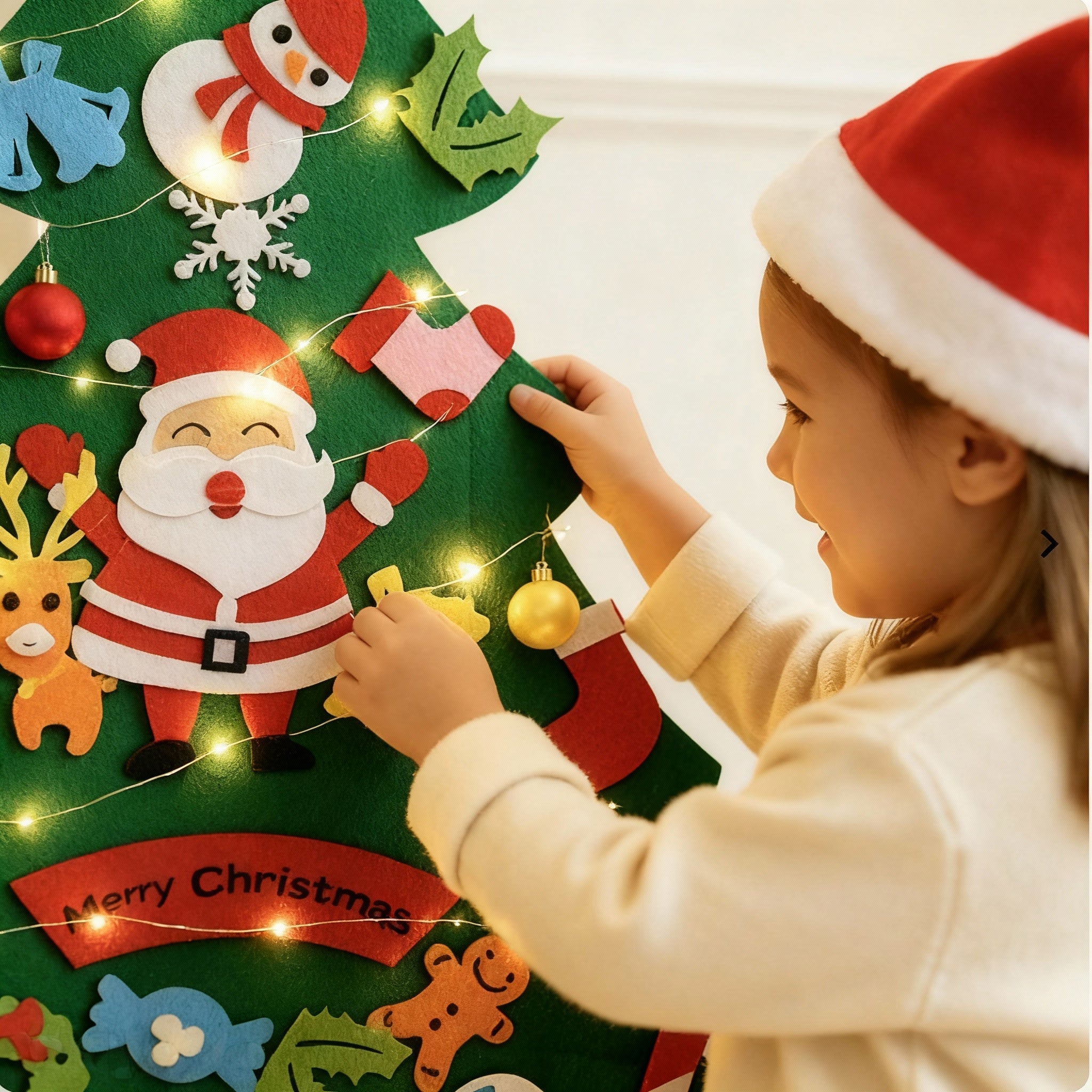 TibaToes™ Christmas Tree Play Set – Árbol de Navidad Montessori para Niños Pequeños
