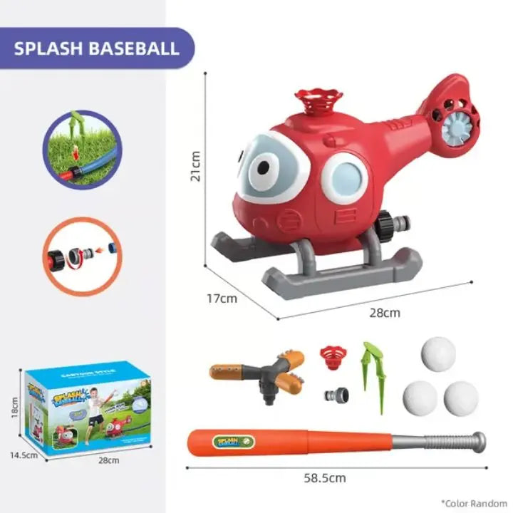 Juego acuático 2 en 1 béisbol | Diversión para exterior